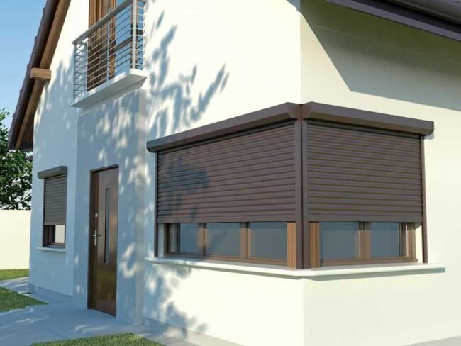 casa proiect rulouri exterioare si tamplarie pvc gealan