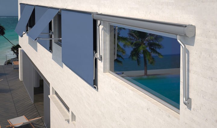 copertine cu brat rectractabil fix Desert termopane Gealan