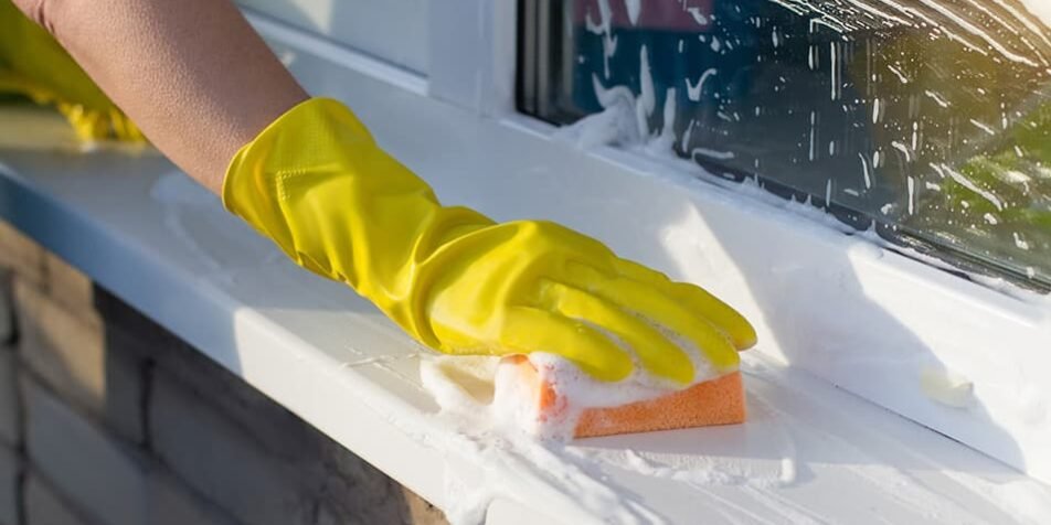 cu ce se sterg geamurile termopan