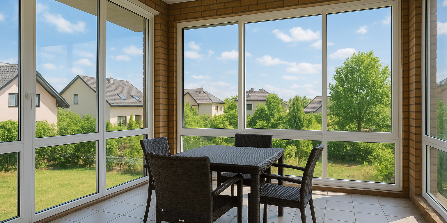 terasa inchise cu geam termopan